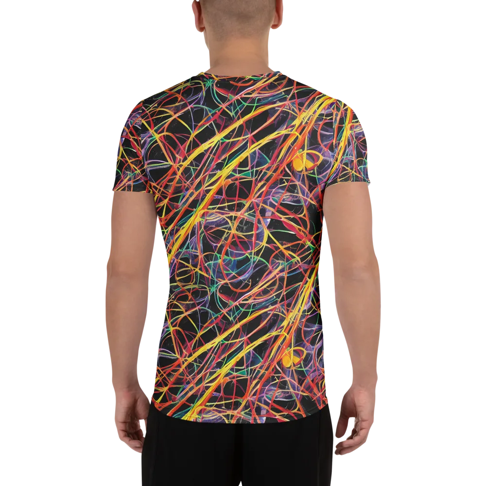 Acconci Twirl on Men's Athletic T-Shirt — Back