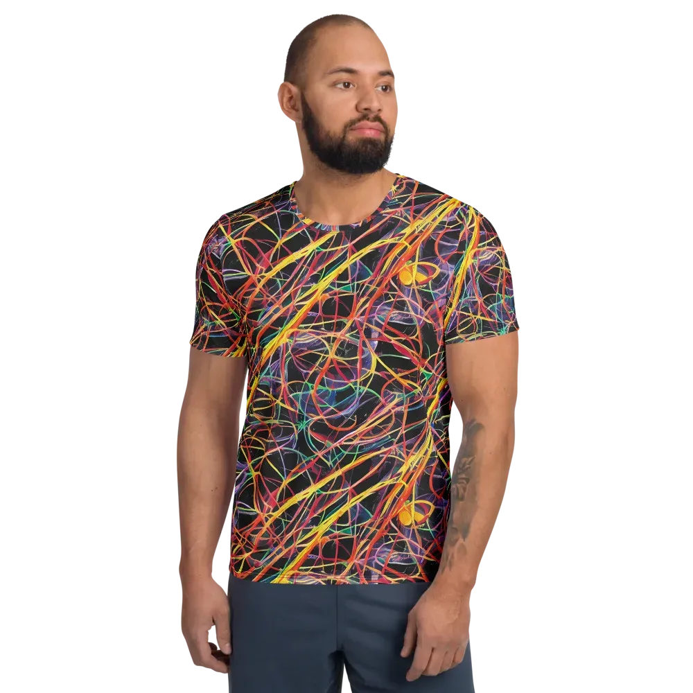 Acconci Twirl on Men's Athletic T-Shirt — Front