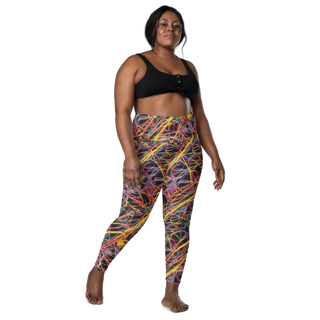Acconci Twirl on Leggings with Pockets — Front