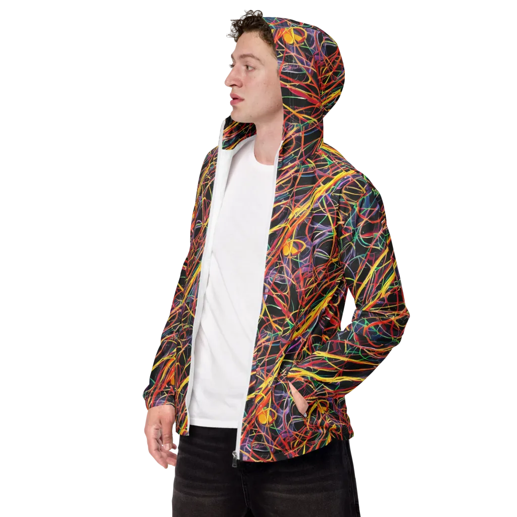 Acconci Twirl on Men's Windbreaker — Left Front