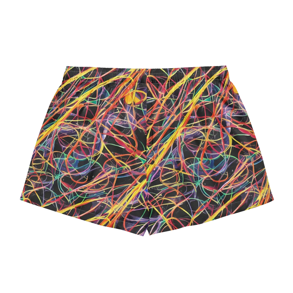 Acconci Twirl on Women's Pajama Shorts — Back