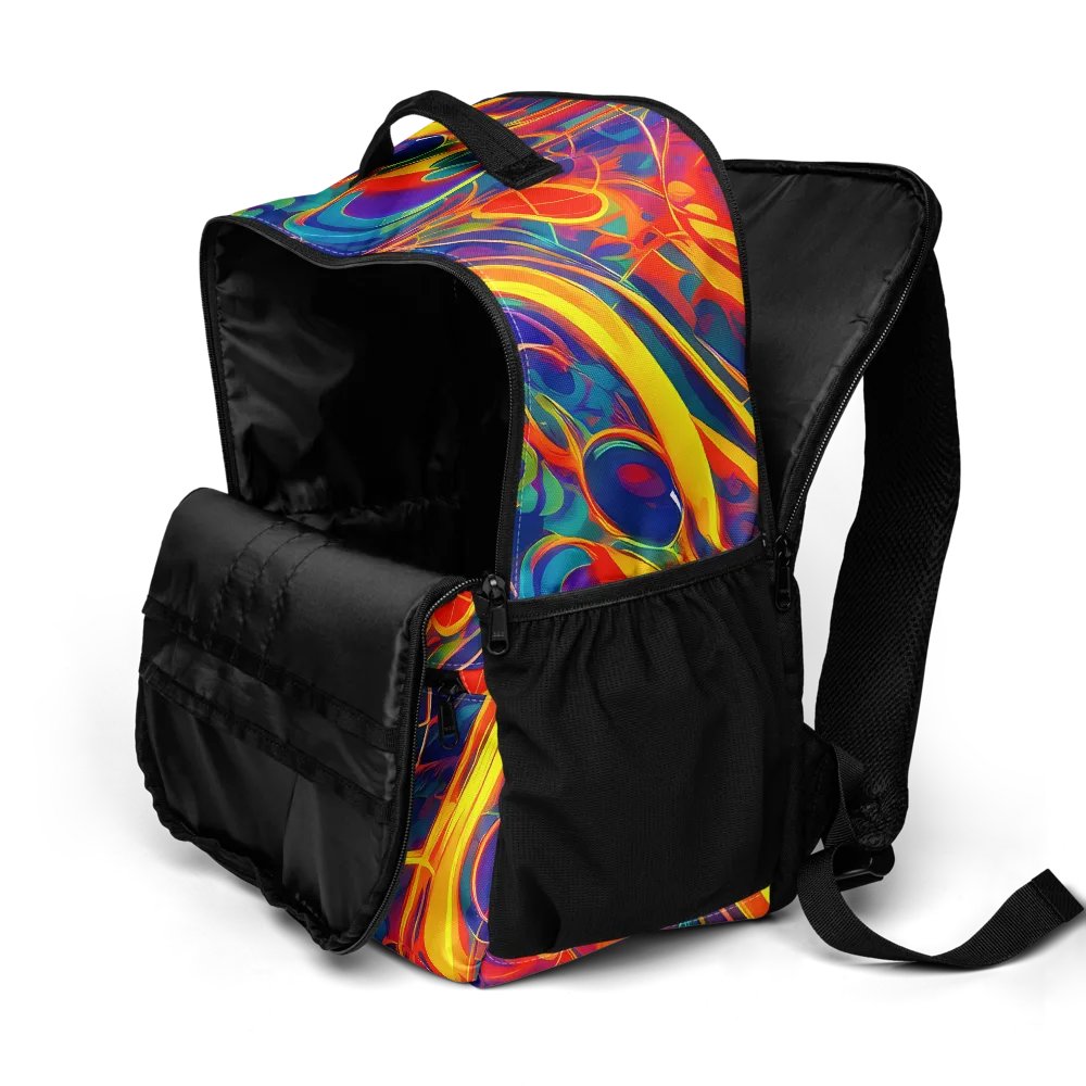 Abstract Blaze on Utility Backpack — Product details 2