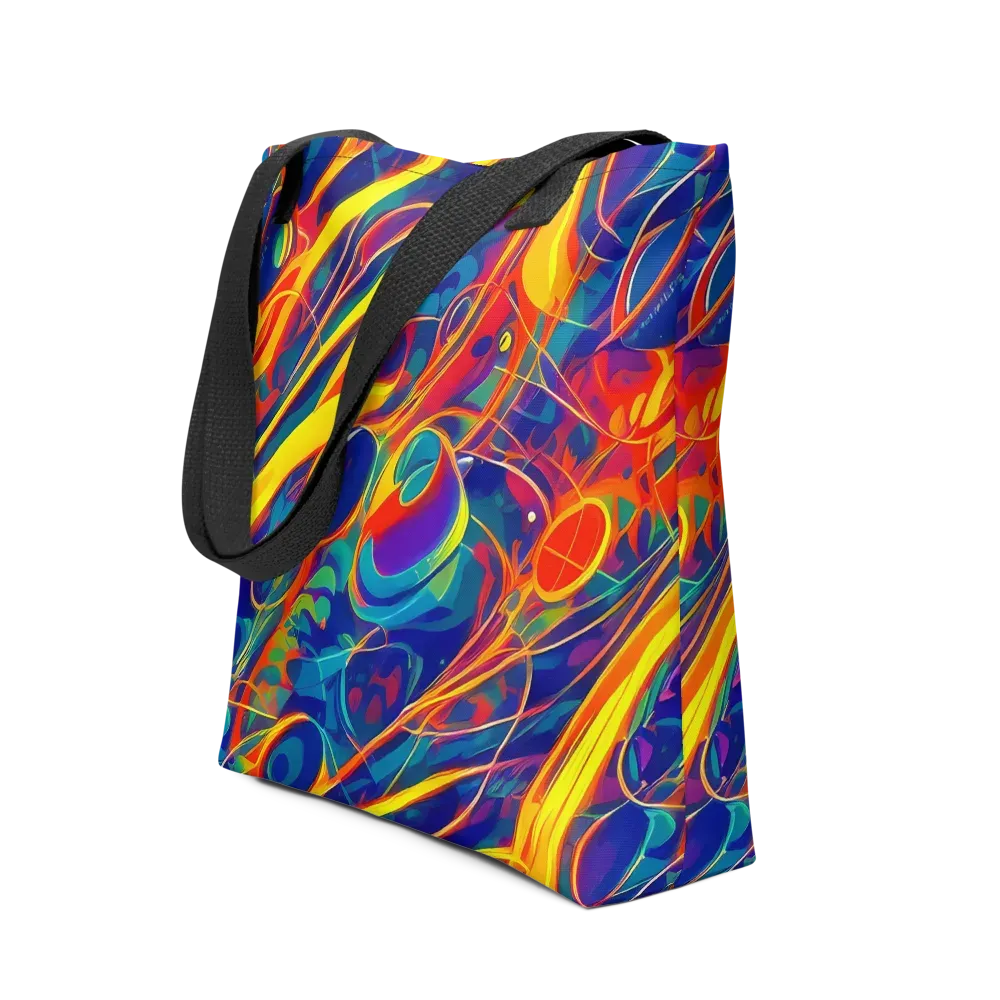 Abstract Blaze on Tote Bag — Front