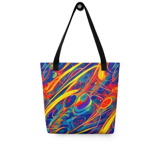 Abstract Blaze on a Tote Bag