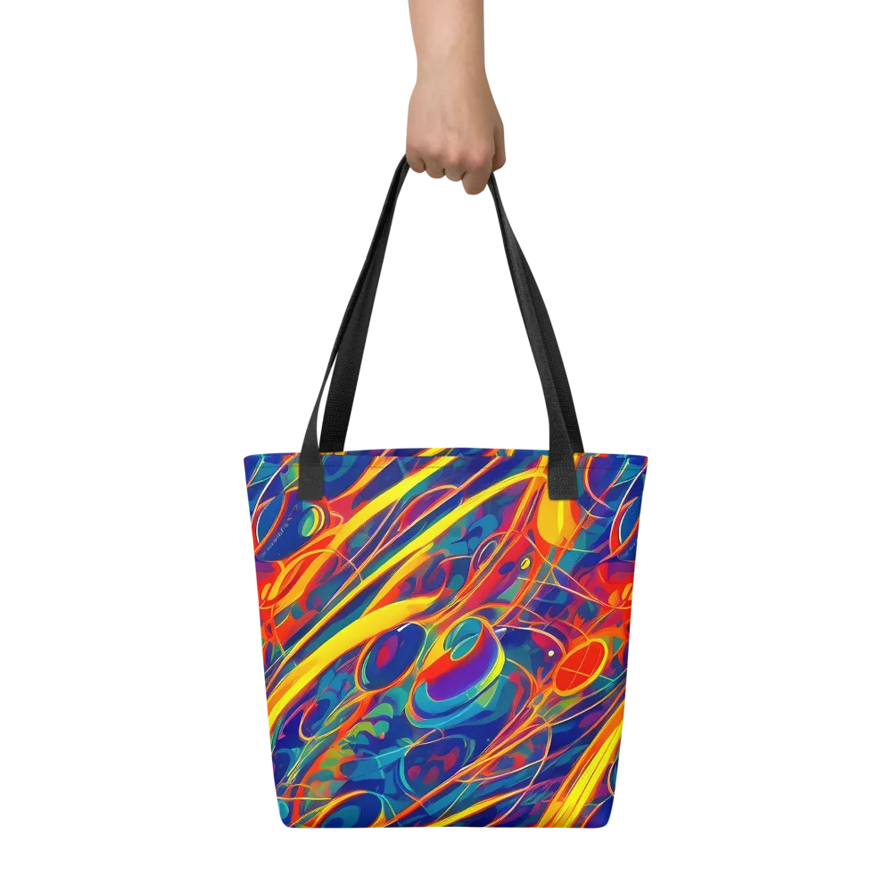 Abstract Blaze on Tote Bag — Front