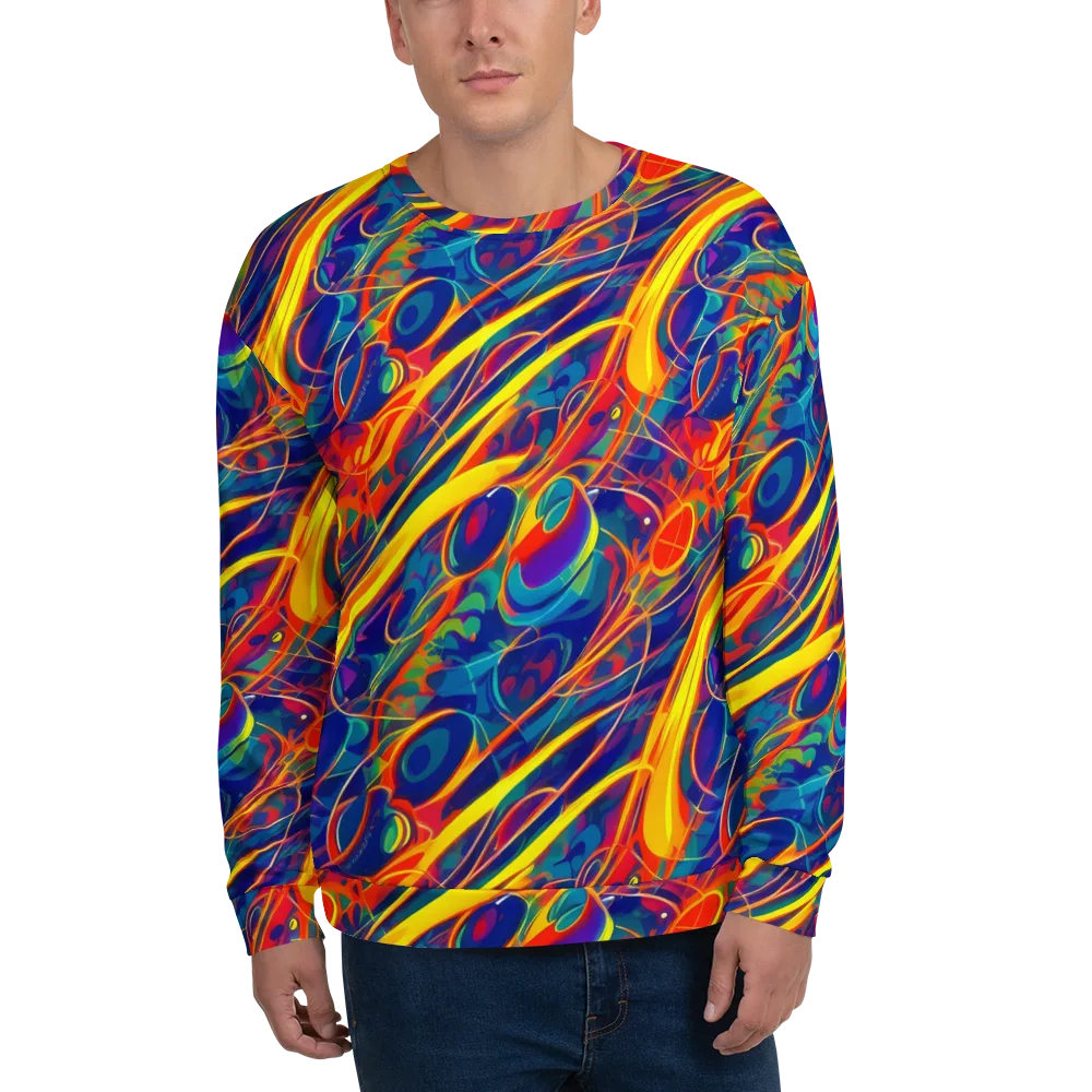 Abstract Blaze on Sweatshirt — Front