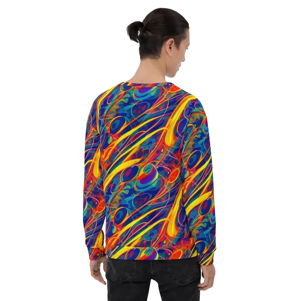 Abstract Blaze on Sweatshirt — Back