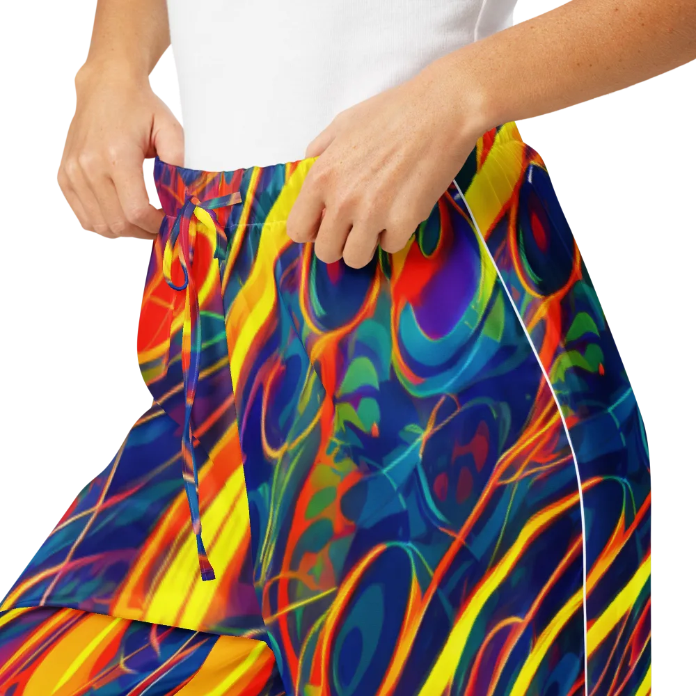 Abstract Blaze on Women's Pajama Pants — Product details