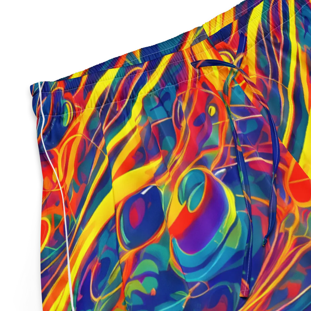 Abstract Blaze on Women's Pajama Shorts — Product details