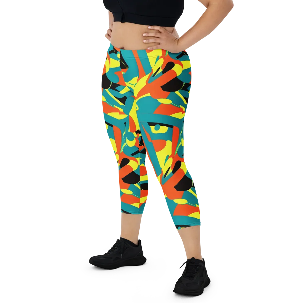 Gerace Jive on Capri Leggings — Front