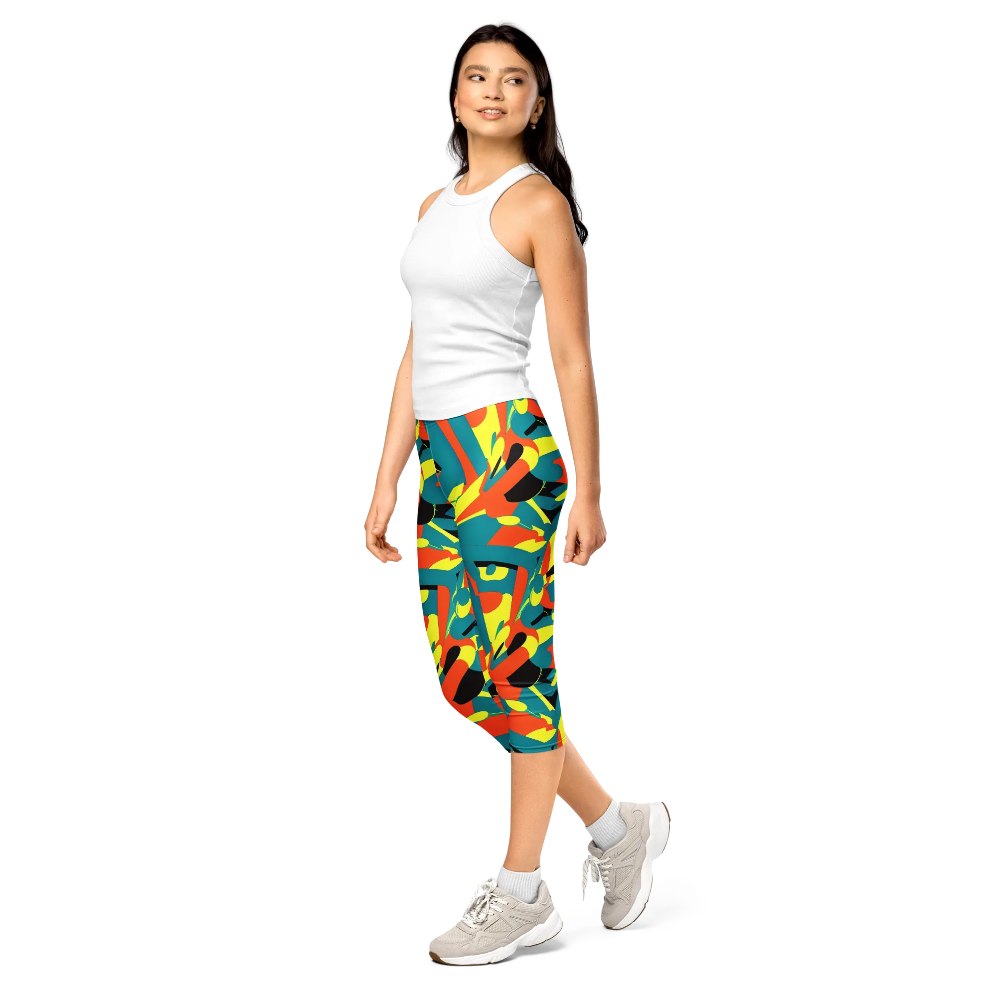 Gerace Jive on Capri Leggings — Left Front