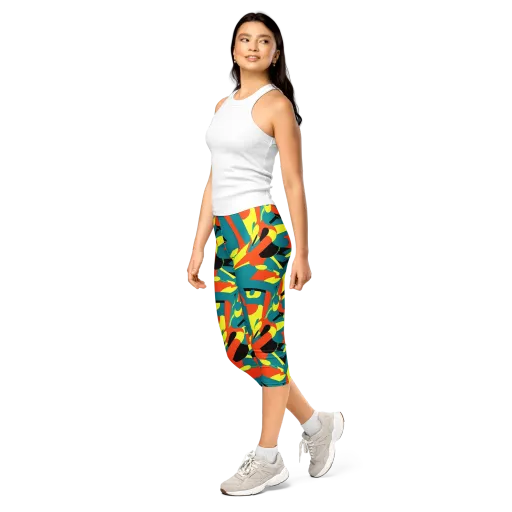 Gerace Jive on a Capri Leggings