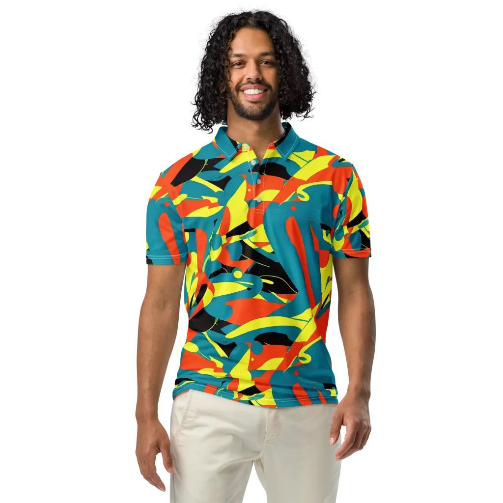 Gerace Jive on Men's Slim Fit Polo Shirt — Front