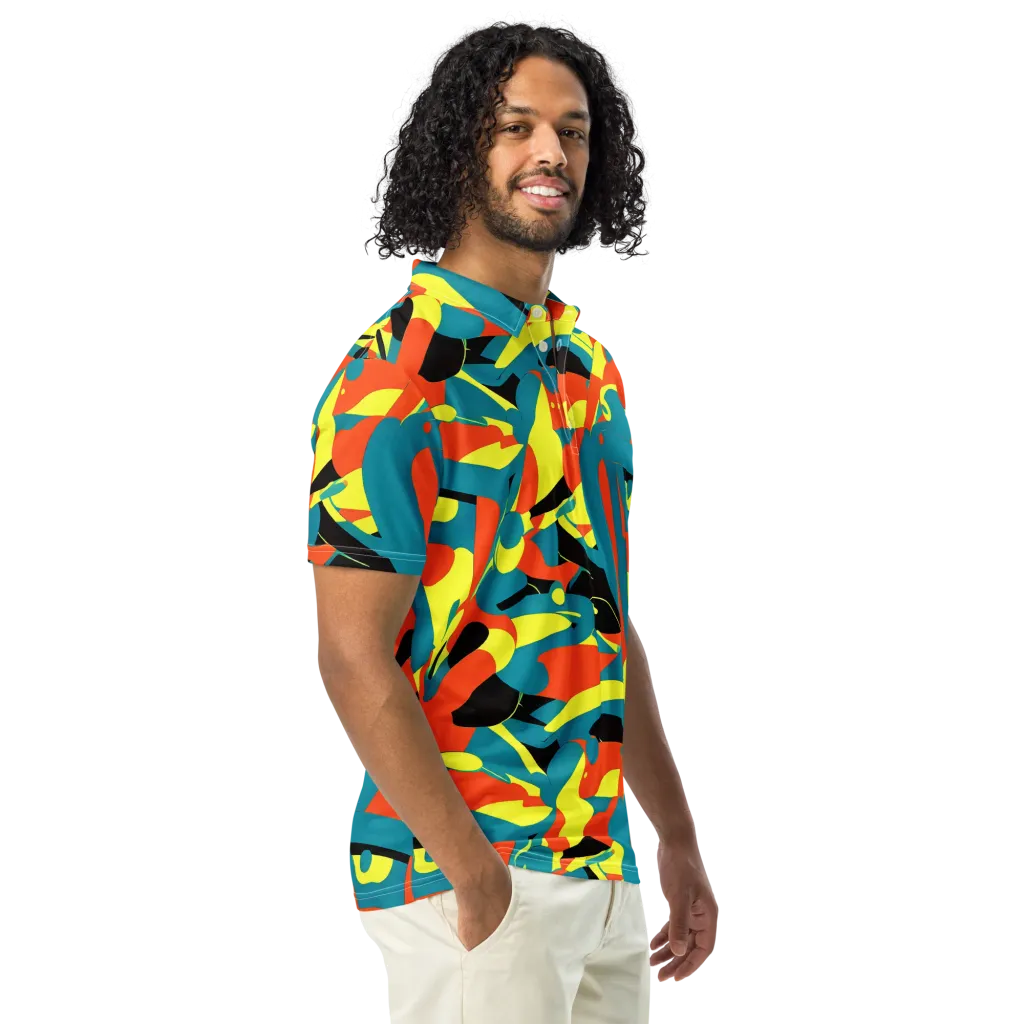 Gerace Jive on Men's Slim Fit Polo Shirt — Right Front