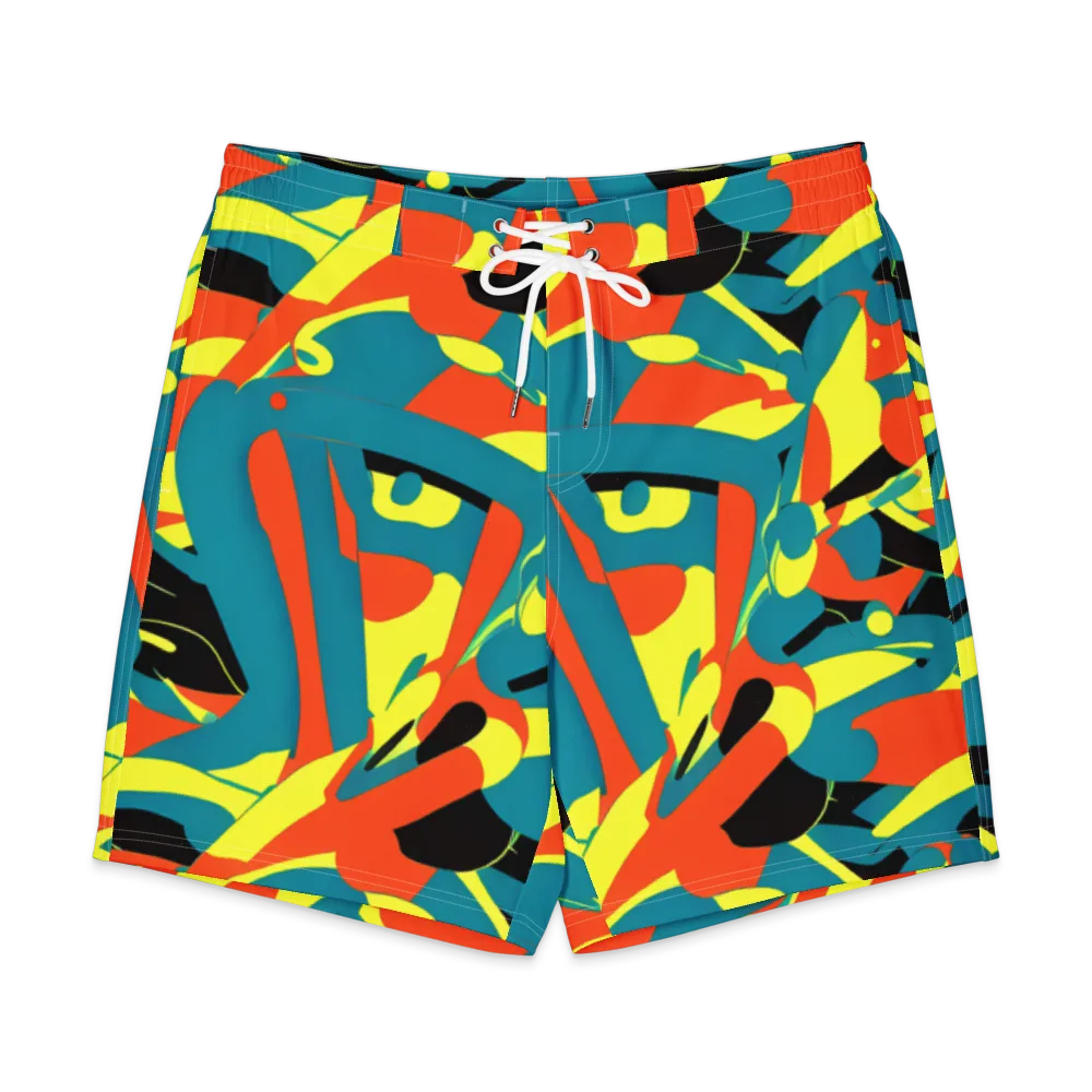 Gerace Jive on Men's Board Shorts — Front