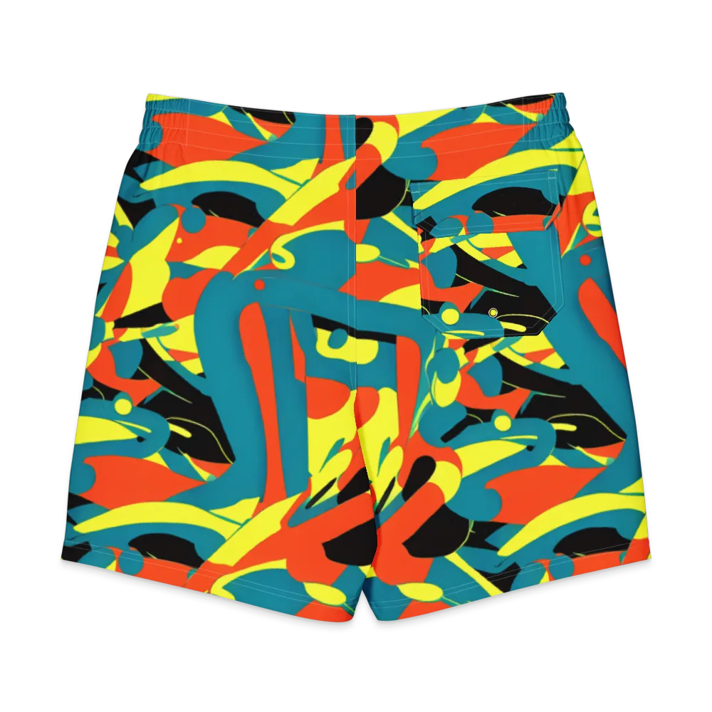 Gerace Jive on Men's Board Shorts — Back