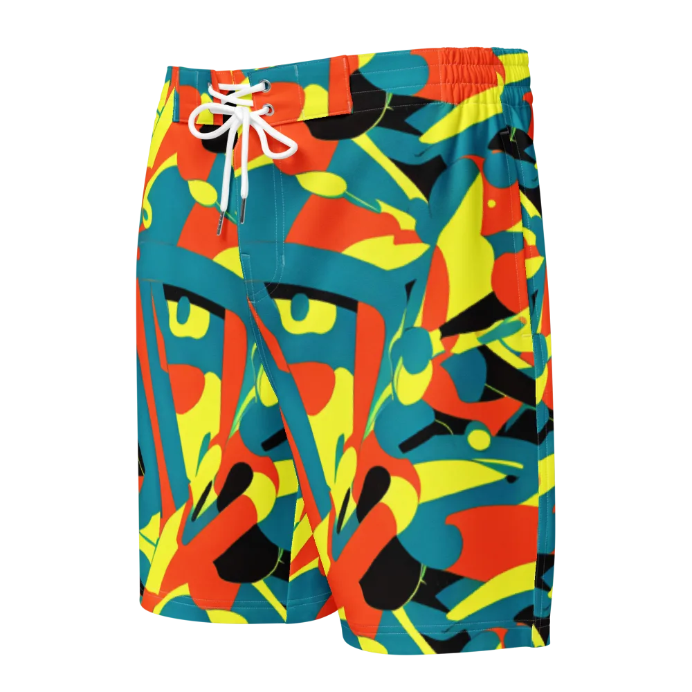 Gerace Jive on Men's Board Shorts — Front