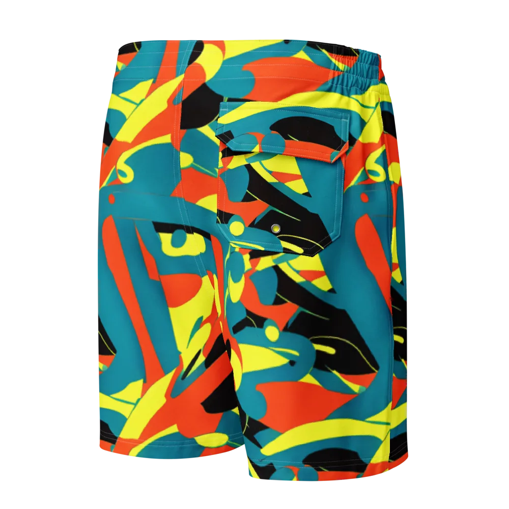 Gerace Jive on Men's Board Shorts — Back