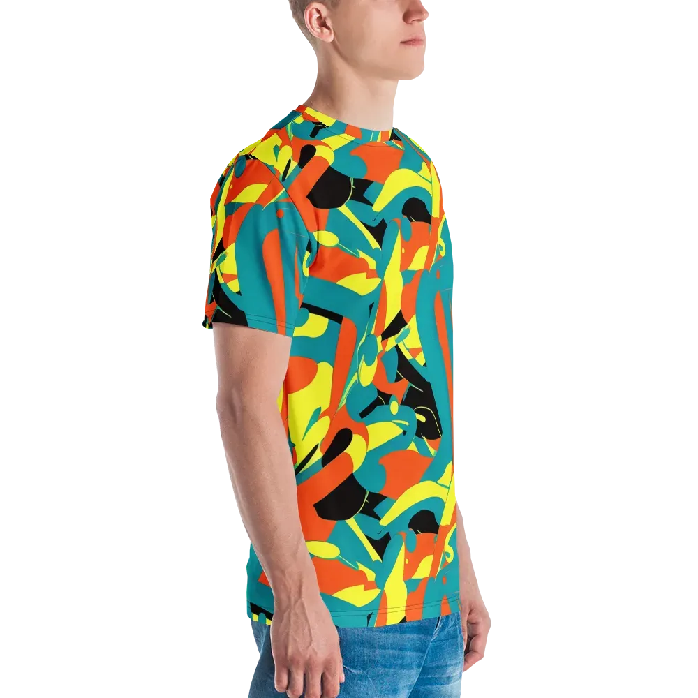 Gerace Jive on Men's Crew Neck T-Shirt — Right