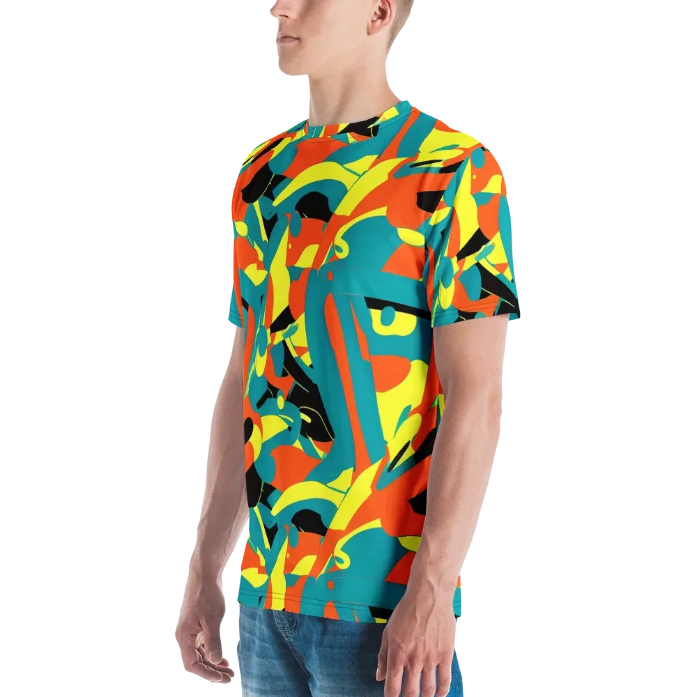 Gerace Jive on Men's Crew Neck T-Shirt — Left