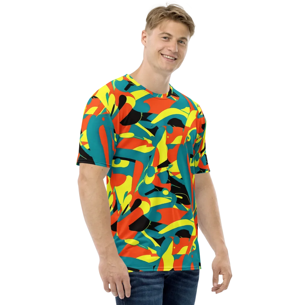 Gerace Jive on Men's Crew Neck T-Shirt — Right