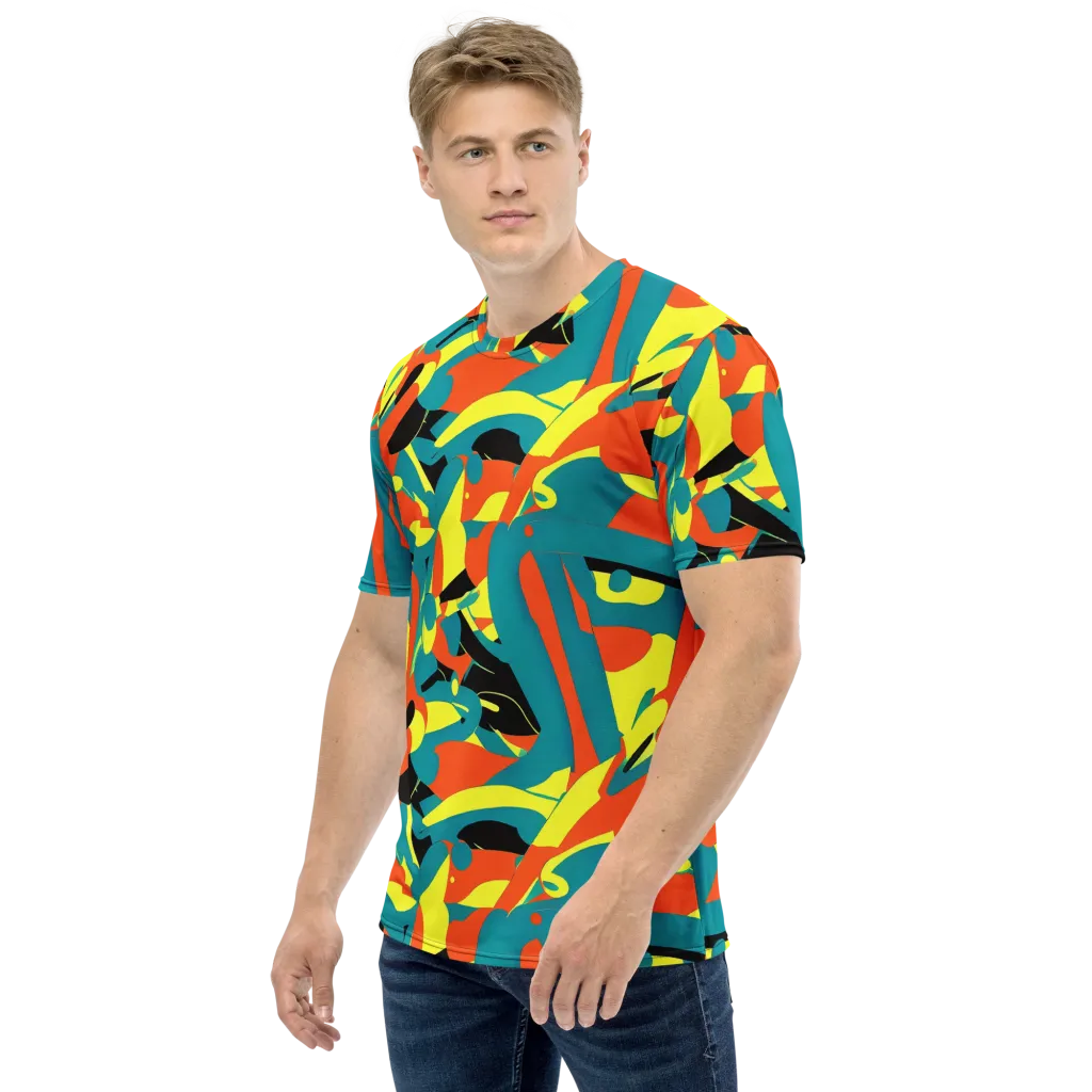 Gerace Jive on Men's Crew Neck T-Shirt — Left