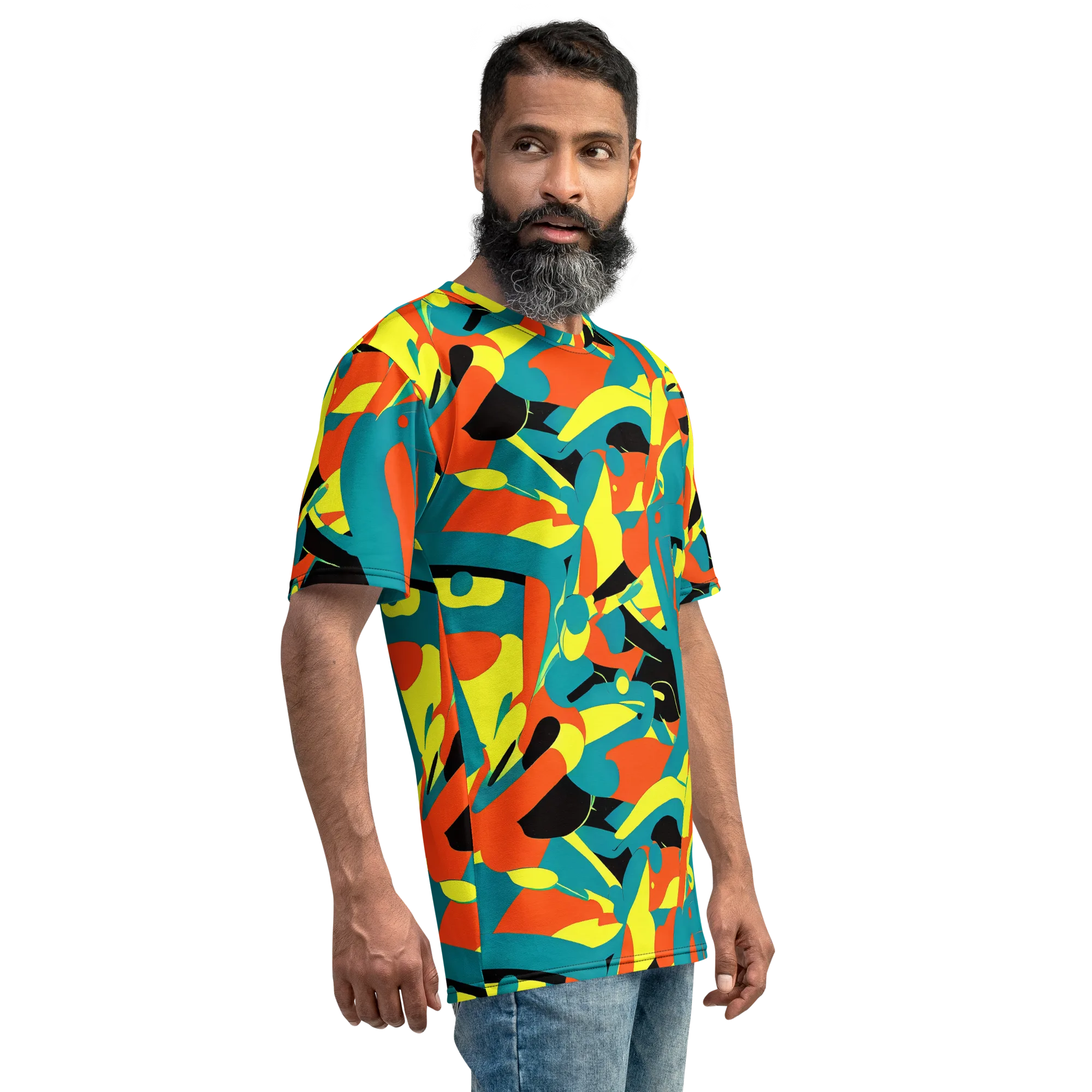 Gerace Jive on Men's Crew Neck T-Shirt — Right