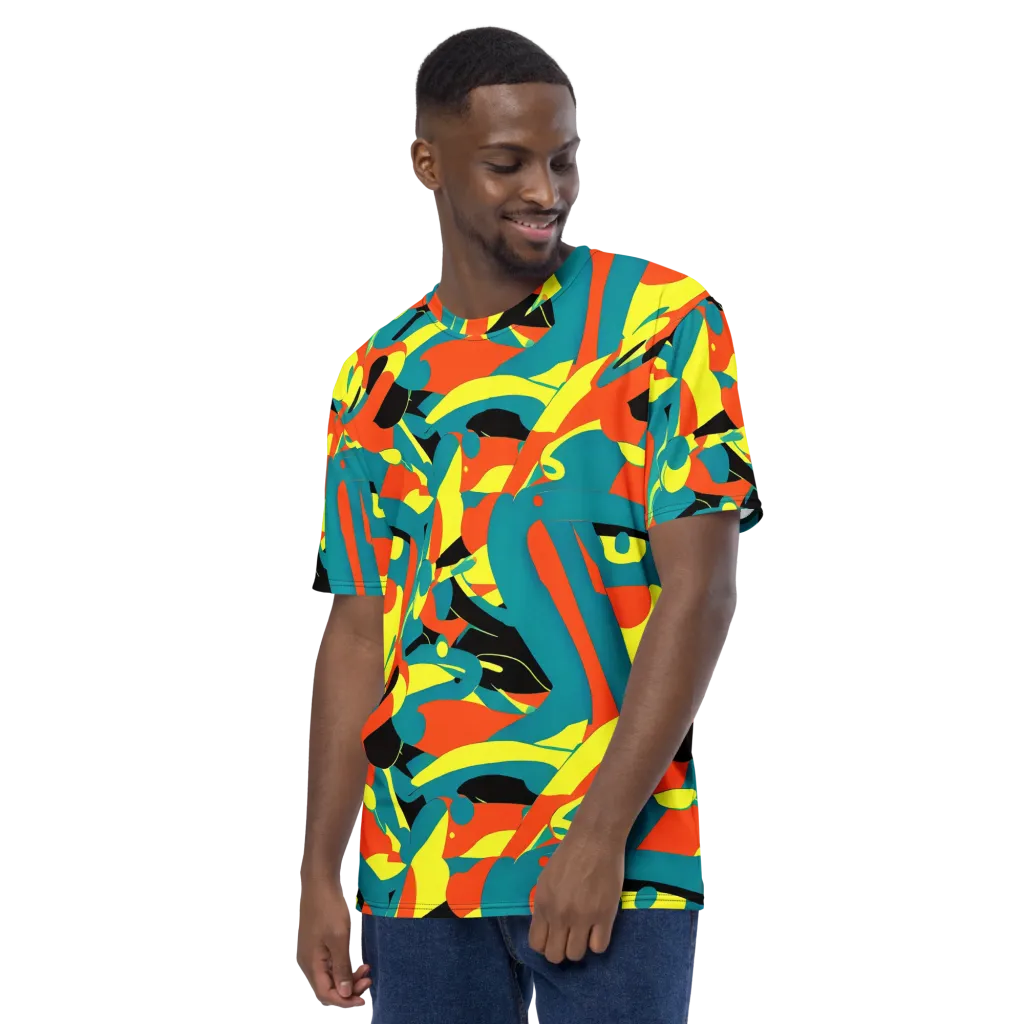 Gerace Jive on Men's Crew Neck T-Shirt — Left