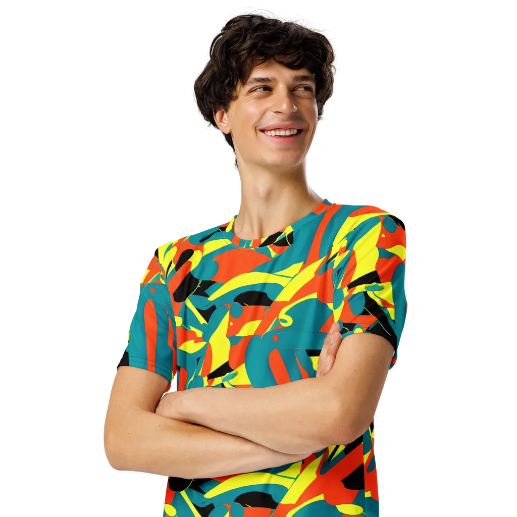Gerace Jive on Men's Crew Neck T-Shirt — Left Front