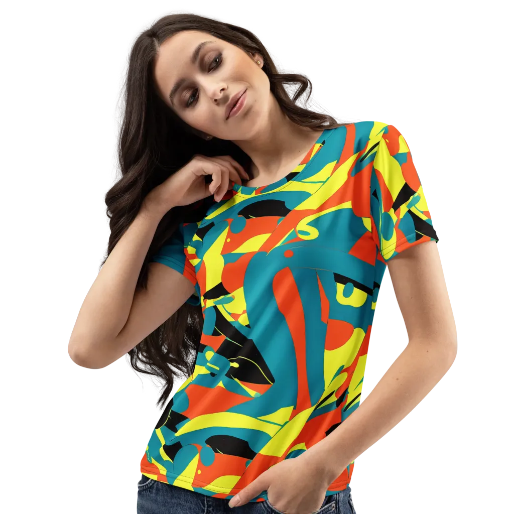 Gerace Jive on Women's Crew Neck T-Shirt — Left Front