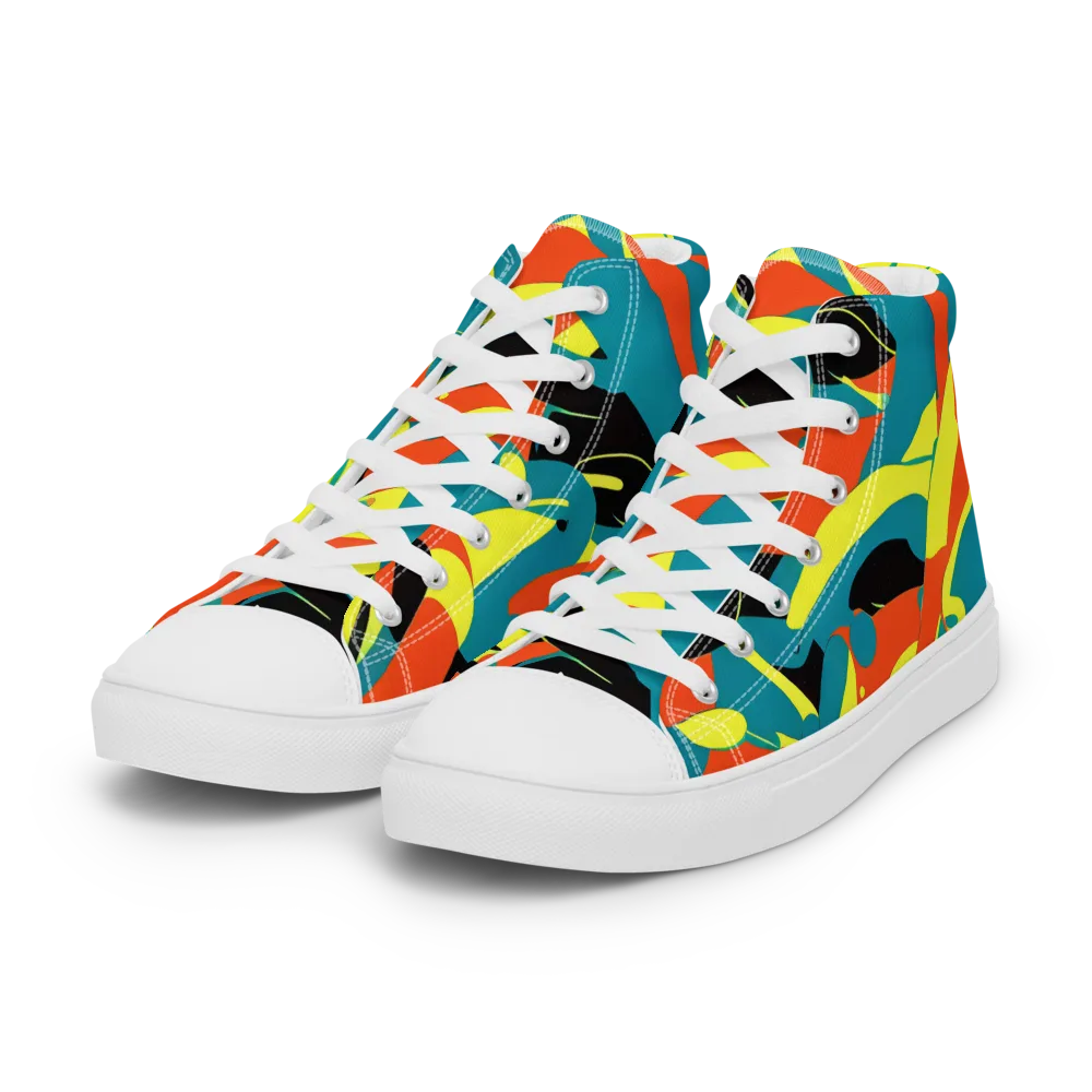 Gerace Jive on Women's High Top Canvas Shoes — Left Front