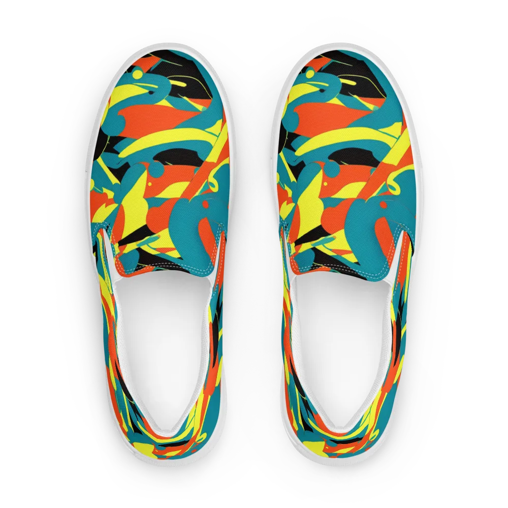 Gerace Jive on Men's Slip-On Canvas Shoes — Front