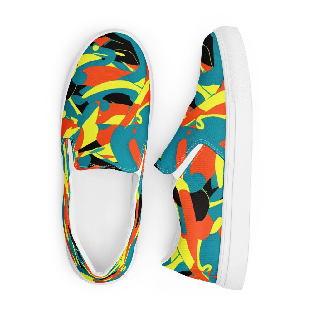 Gerace Jive on Men's Slip-On Canvas Shoes — Front
