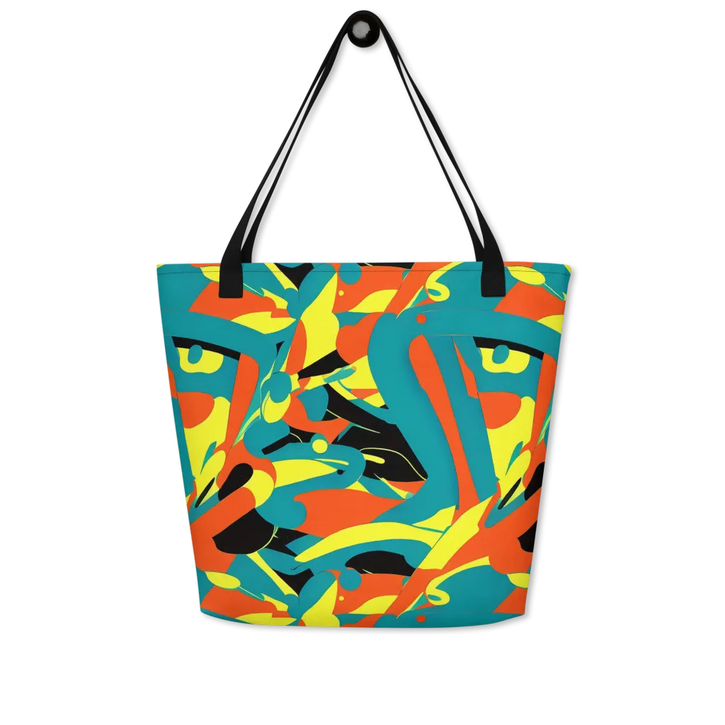 Gerace Jive on Large Tote Bag W/ Pocket — Front