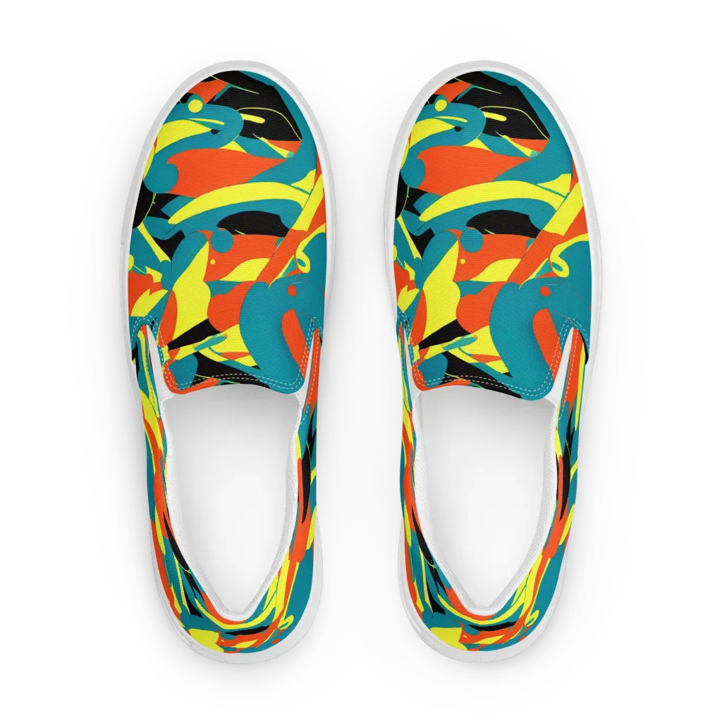 Gerace Jive on Women's Slip-On Canvas Shoes — Front