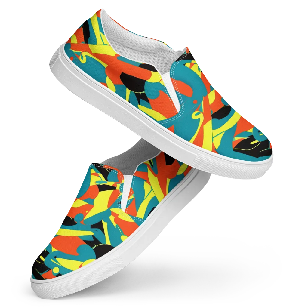 Gerace Jive on Women's Slip-On Canvas Shoes — Front