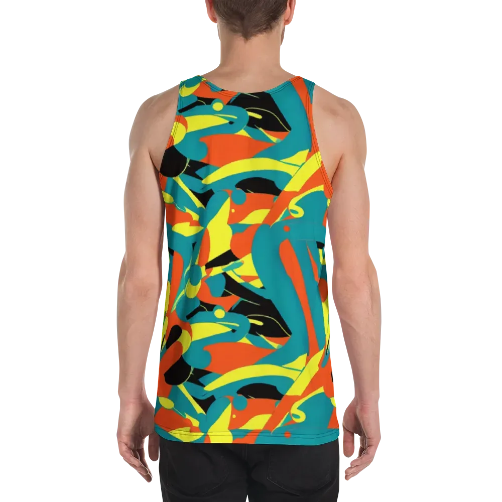 Gerace Jive on Men's Tank Top — Back