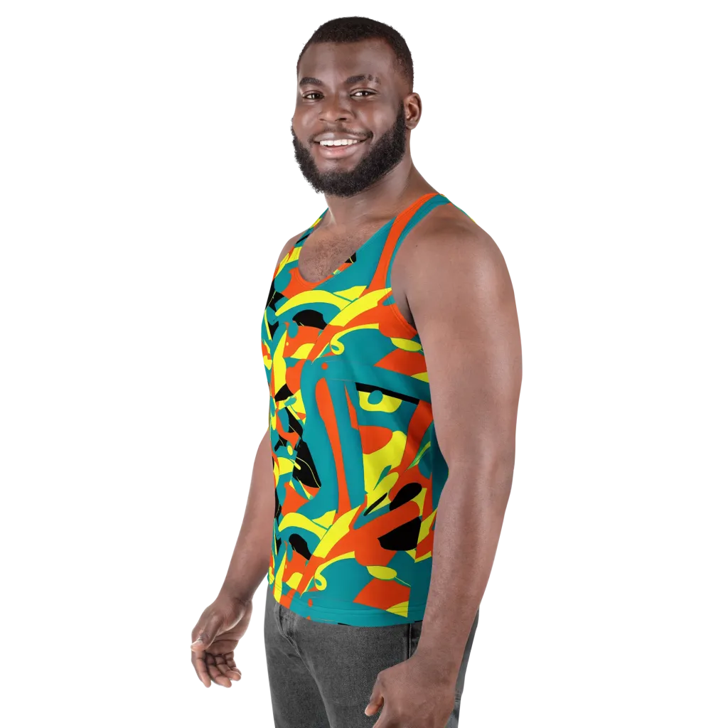 Gerace Jive on Men's Tank Top — Left Front