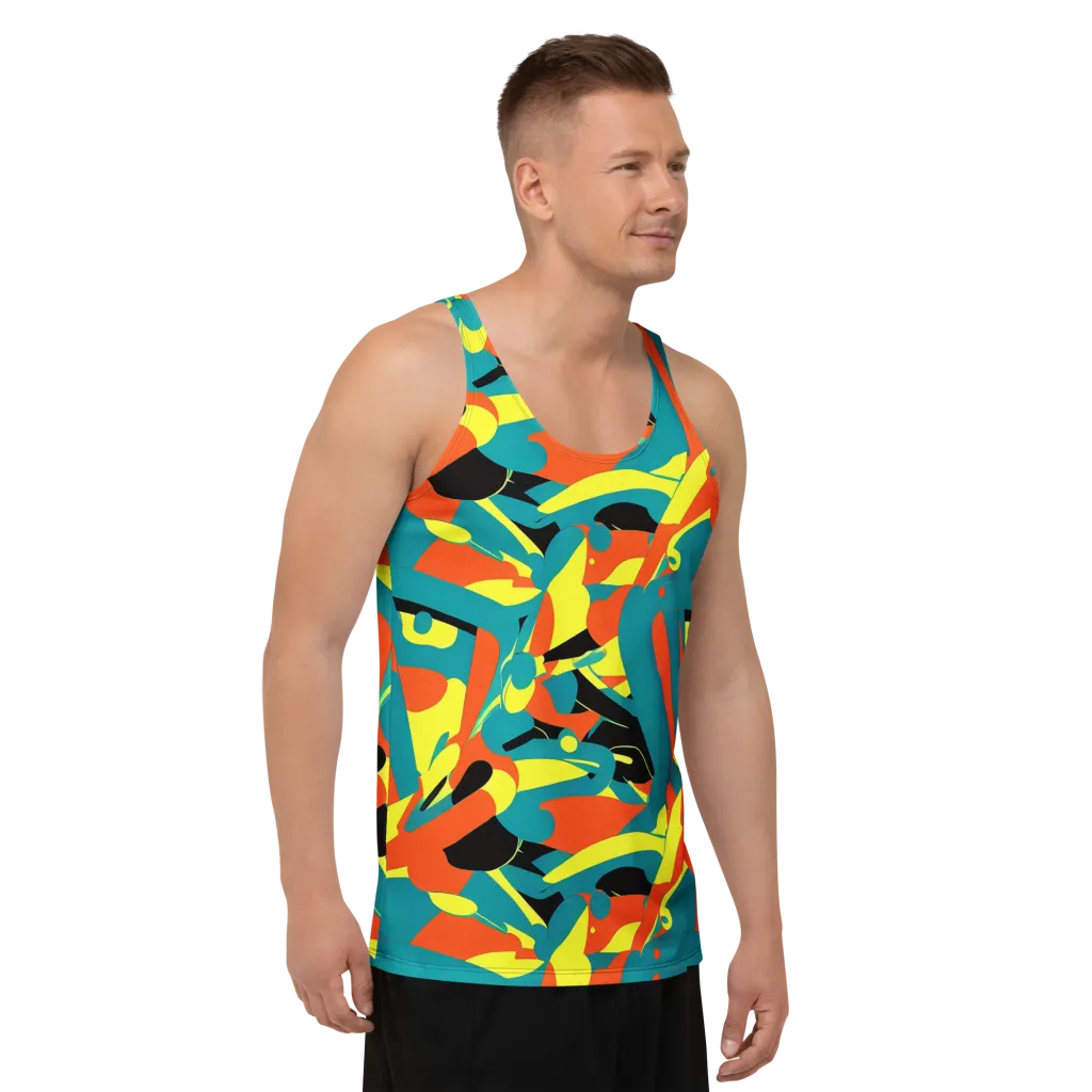 Gerace Jive on Men's Tank Top — Right Front