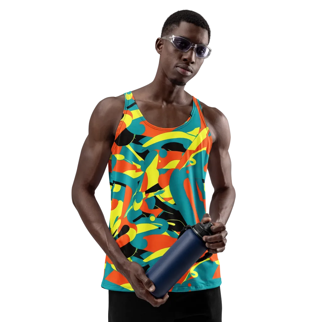 Gerace Jive on Men's Tank Top — Front