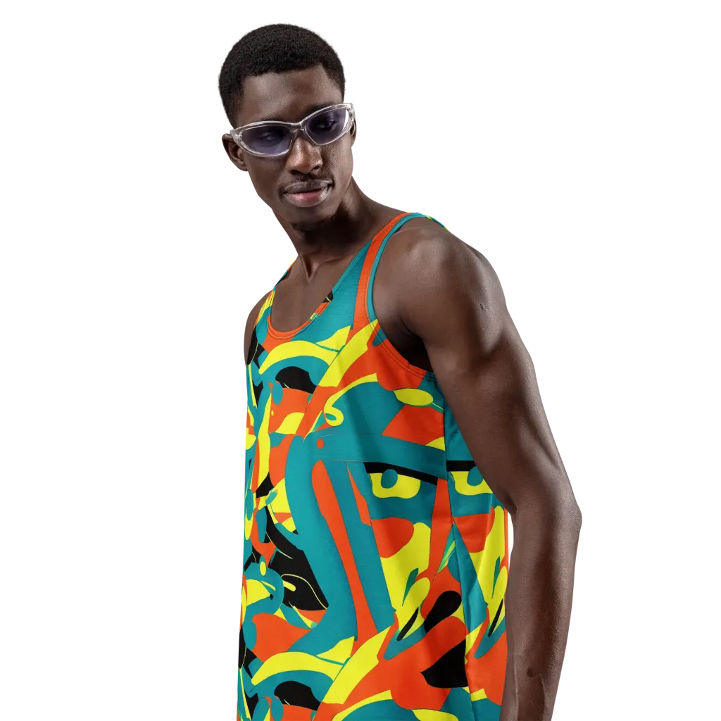 Gerace Jive on Men's Tank Top — Left