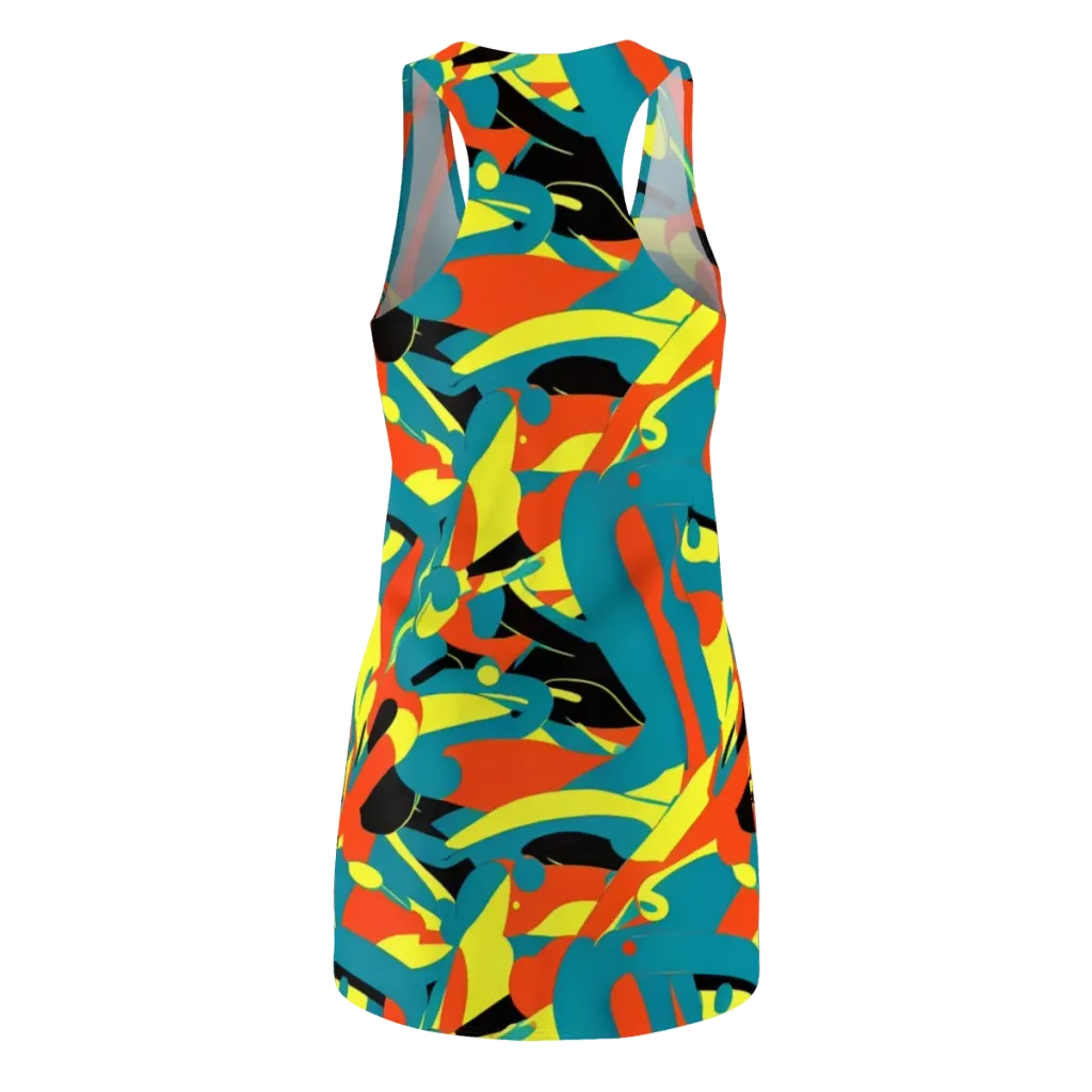 Gerace Jive on Racerback Dress — Back