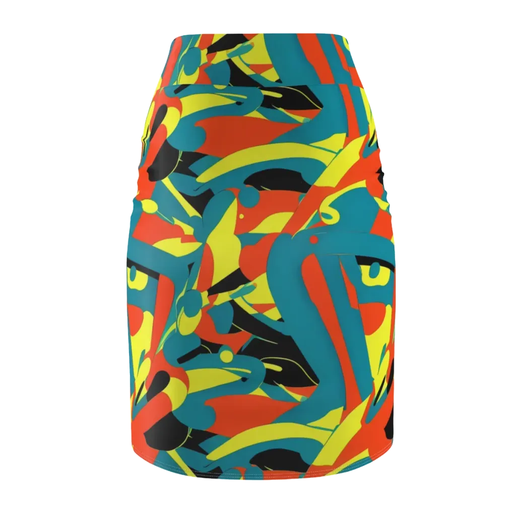 Gerace Jive on Pencil Skirt — Back