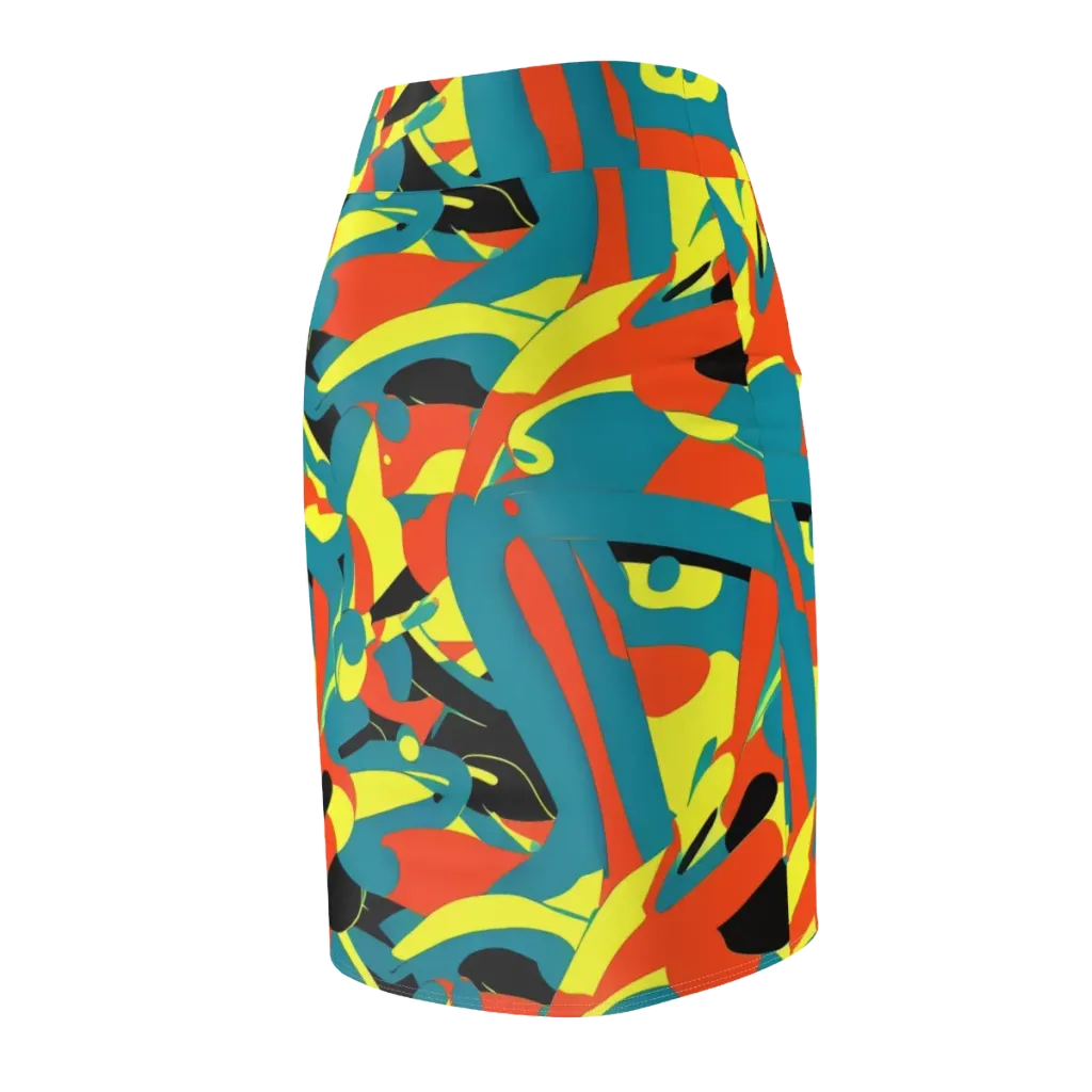 Gerace Jive on Pencil Skirt — Back Side
