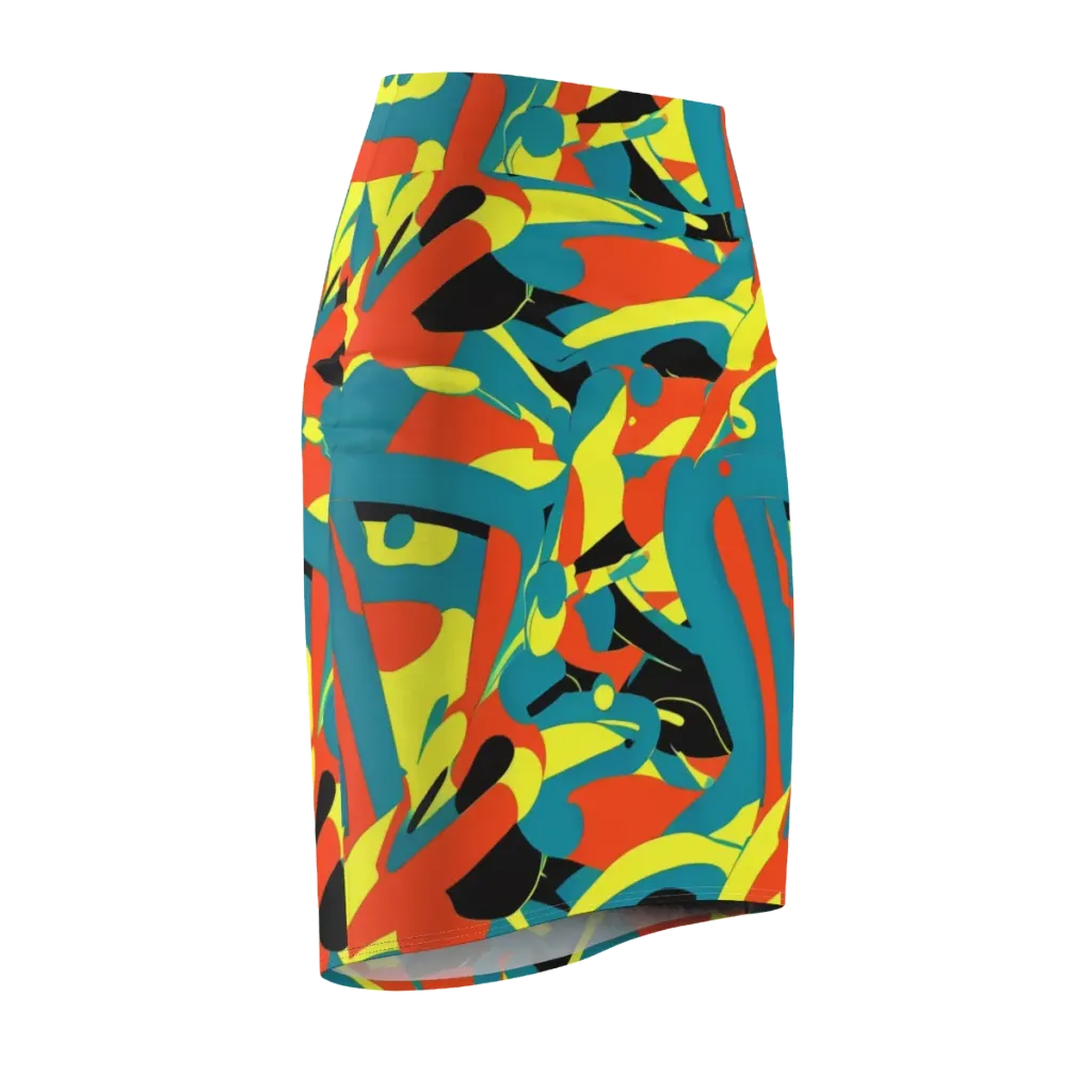 Gerace Jive on Pencil Skirt — Front Side