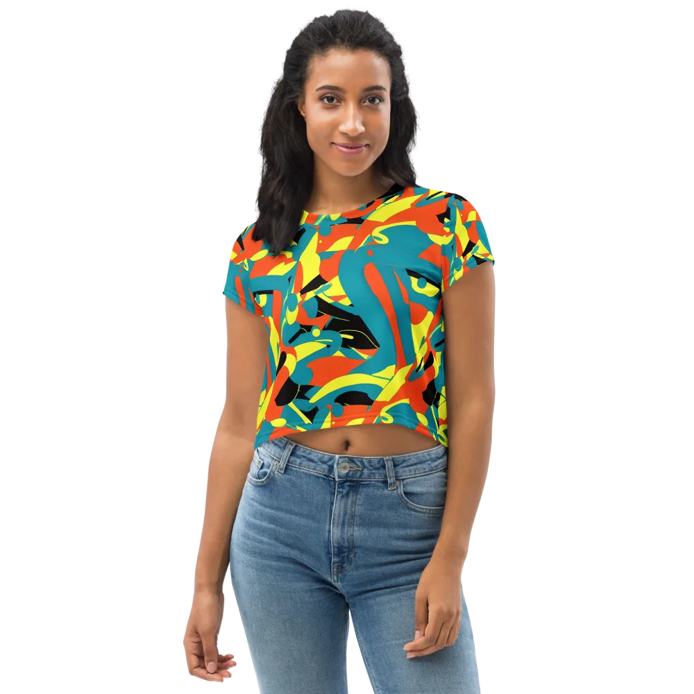 Gerace Jive on Crop Tee — Front