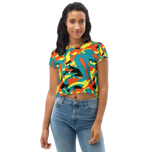 Gerace Jive on a Crop Tee