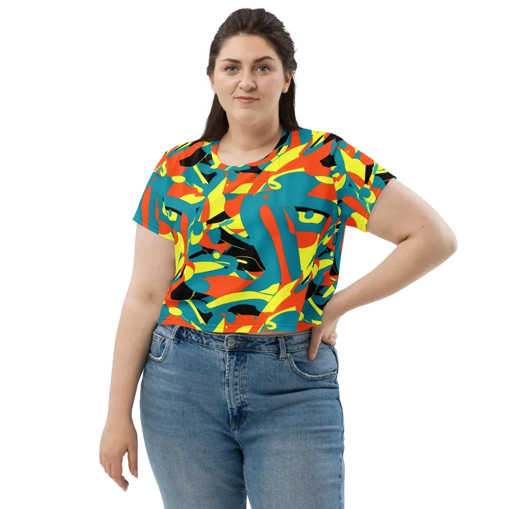 Gerace Jive on Crop Tee — Front