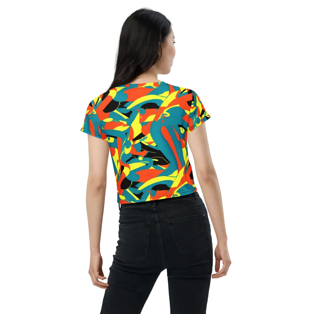 Gerace Jive on Crop Tee — Back