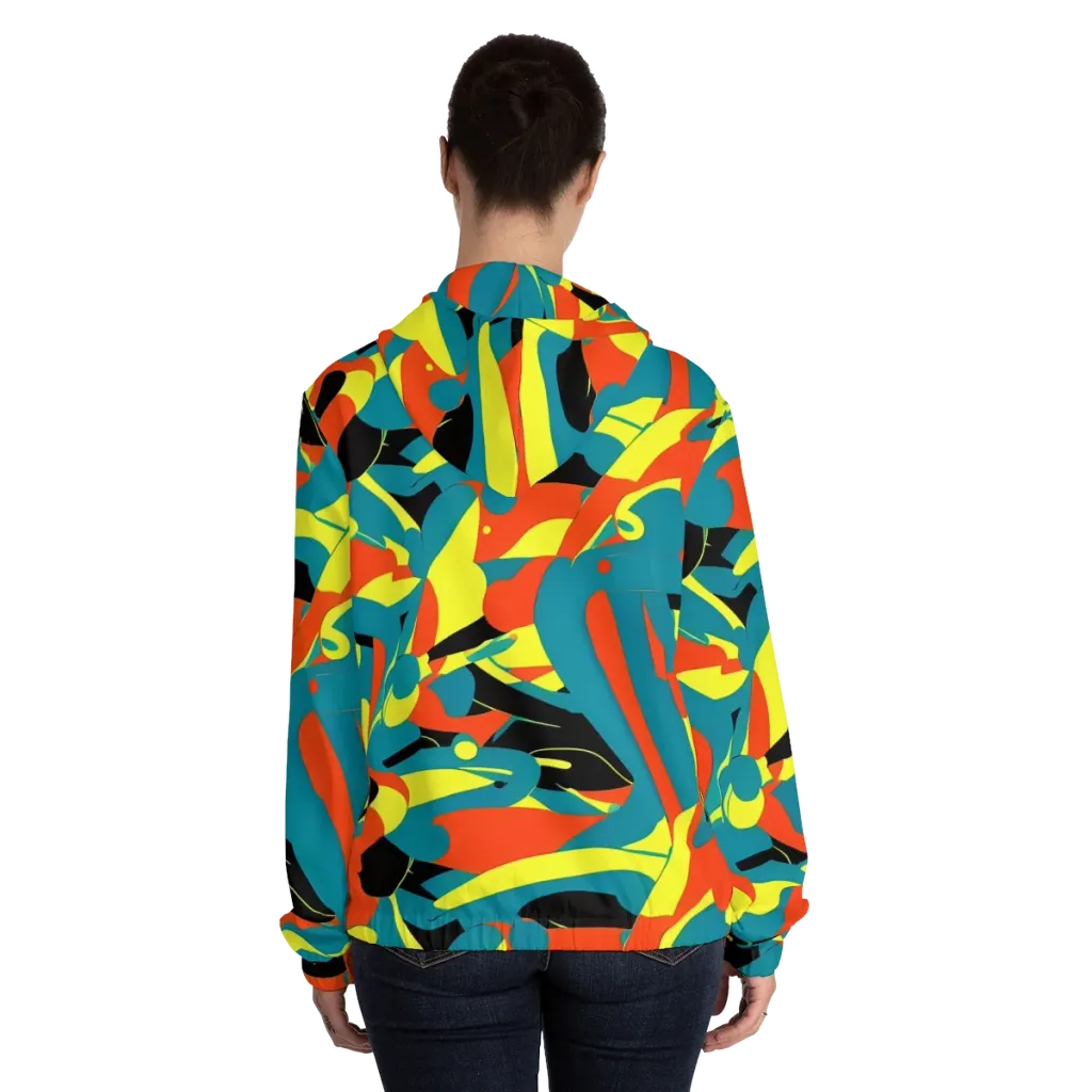 Gerace Jive on Women's Full-Zip Hoodie — Back On Person